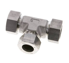 22L & 28L Stainless Steel T-Shape Tee Cutting Fitting 160 bar ISO 8434-1