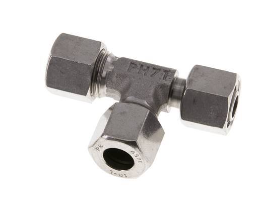 Raccord de coupe en T à angle droit en acier inoxydable 10L avec pivot 315 bar réglable ISO 8434-1