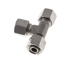 Raccord de coupe en T à angle droit en acier inoxydable 10L avec pivot 315 bar réglable ISO 8434-1