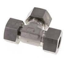 25S Raccord de coupe en T à angle droit en acier inoxydable avec pivot 400 bar réglable ISO 8434-1