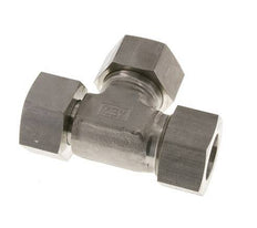 Raccord de coupe en T à angle droit 30S en acier inoxydable avec pivot 400 bar réglable ISO 8434-1