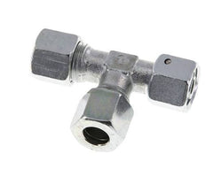 10L Zink Plated Steel Right Angle Tee Cutting Fitting with Swivel 315 bar NBR Adjustable ISO 8434-1