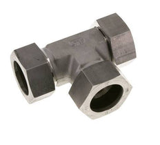 Raccord de coupe en T à angle droit 35L en acier inoxydable avec pivot 160 bar FKM Réglable ISO 8434-1