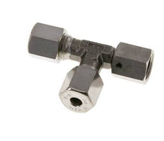 6S Raccord de coupe en T à angle droit en acier inoxydable avec pivot 630 bar FKM Réglable ISO 8434-1