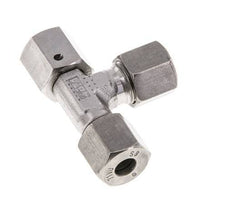8S Stainless Steel Right Angle Tee Cutting Fitting with Swivel 630 bar FKM Adjustable ISO 8434-1