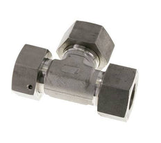 25S Stainless Steel Right Angle Tee Cutting Fitting with Swivel 400 bar FKM Adjustable ISO 8434-1