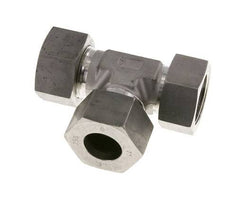 25S Raccord de coupe en T à angle droit en acier inoxydable avec pivot 400 bar FKM Réglable ISO 8434-1