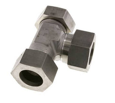 38S Raccord de coupe en T à angle droit en acier inoxydable avec pivot 315 bar FKM Réglable ISO 8434-1