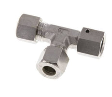 10L Acier inoxydable Té à angle droit Raccord à compression avec pivot 315 bar FKM Ajustable ISO 8434-1