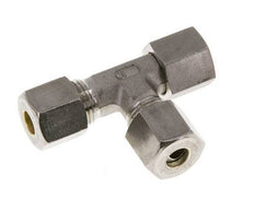 8S Raccord à compression en T à angle droit en acier inoxydable avec pivot 500 bar FKM Réglable ISO 8434-1