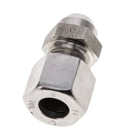 10L & 14mm Stainless Steel Straight Cutting Fitting with Welding End 315 bar ISO 8434-1