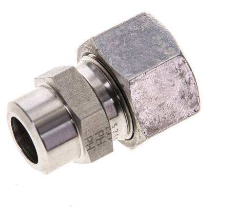 15L & 19mm Stainless Steel Straight Cutting Fitting with Welding End 315 bar ISO 8434-1