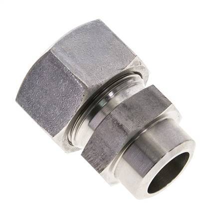 18L & 22mm Stainless Steel Straight Cutting Fitting with Welding End 315 bar ISO 8434-1