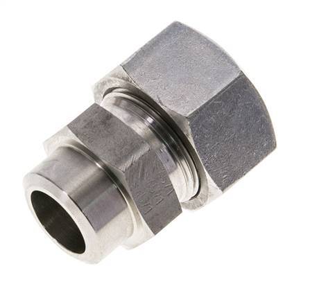 18L & 22mm Stainless Steel Straight Cutting Fitting with Welding End 315 bar ISO 8434-1