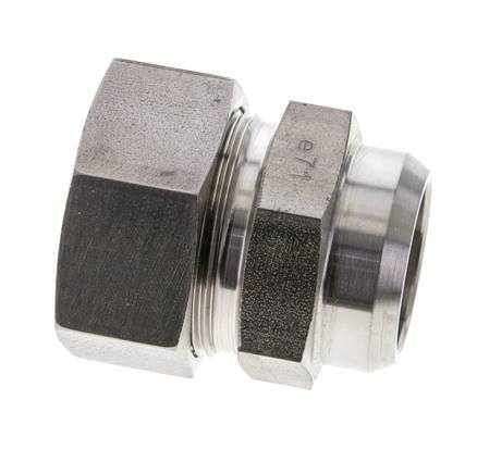 35L & 40mm Stainless Steel Straight Cutting Fitting with Welding End 160 bar ISO 8434-1