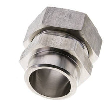 42L & 46mm Stainless Steel Straight Cutting Fitting with Welding End 160 bar ISO 8434-1