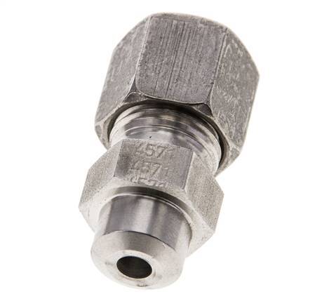 8S & 13mm Stainless Steel Straight Cutting Fitting with Welding End 600 bar ISO 8434-1