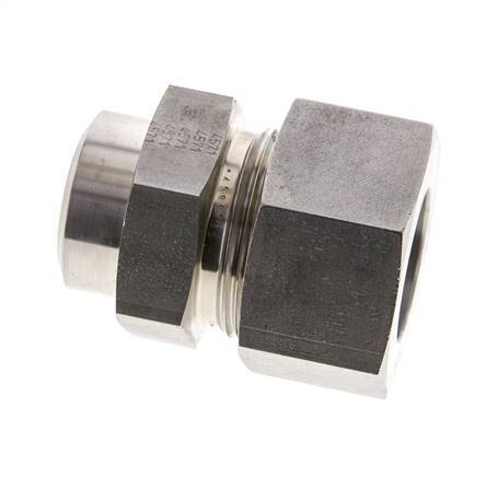 30S & 36mm Stainless Steel Straight Cutting Fitting with Welding End 400 bar ISO 8434-1