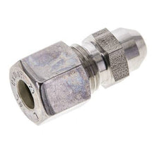 8L & 12mm Stainless Steel Straight Compression Fitting with Welding End 315 bar ISO 8434-1