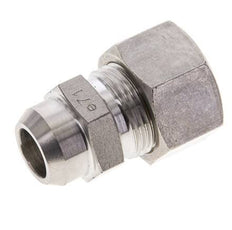 15L & 19mm Stainless Steel Straight Compression Fitting with Welding End 315 bar ISO 8434-1