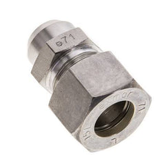 15L & 19mm Stainless Steel Straight Compression Fitting with Welding End 315 bar ISO 8434-1