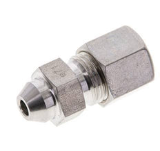 8S & 13mm Stainless Steel Straight Compression Fitting with Welding End 500 bar ISO 8434-1