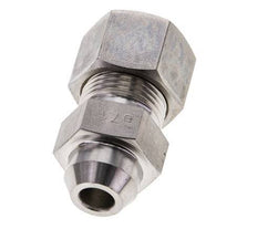 12S & 17mm Stainless Steel Straight Compression Fitting with Welding End 400 bar ISO 8434-1