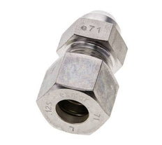 12S & 17mm Stainless Steel Straight Compression Fitting with Welding End 400 bar ISO 8434-1