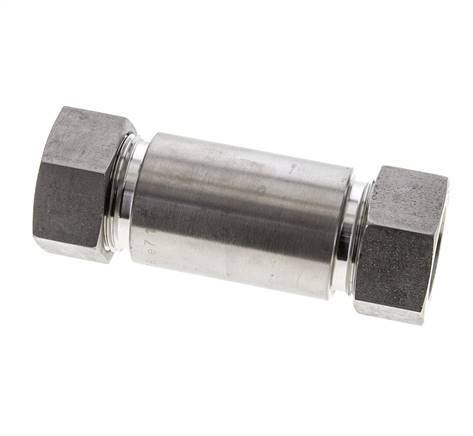 28L Stainless Steel Straight Welding Cutting Fitting Bulkhead 160 bar ISO 8434-1