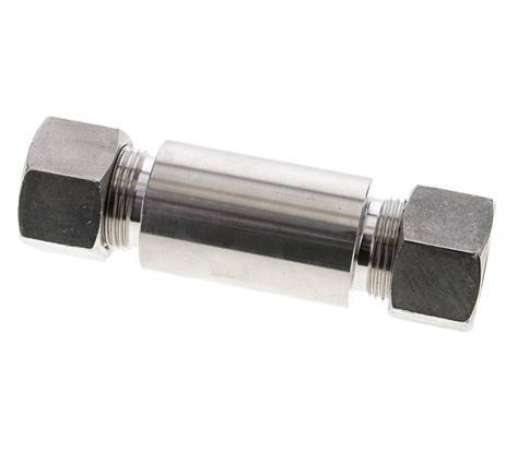 20S Stainless Steel Straight Welding Cutting Fitting Bulkhead 400 bar ISO 8434-1