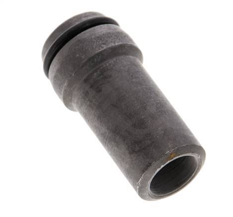 16x2.5mm Phosphatised Steel Straight with Welding End 400 barO-ring ISO 8434-1 [2 Pieces]