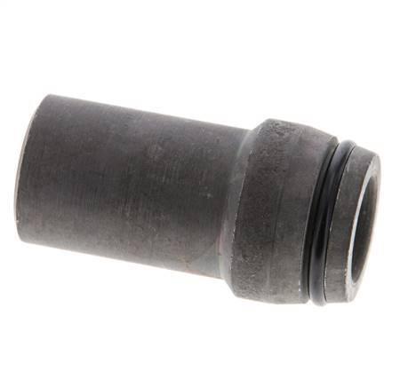 20x3mm Phosphatised Steel Straight with Welding End 400 barO-ring ISO 8434-1