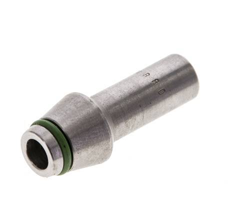 8x1.5mm Stainless Steel Straight with Welding End 630 bar FKMO-ring ISO 8434-1