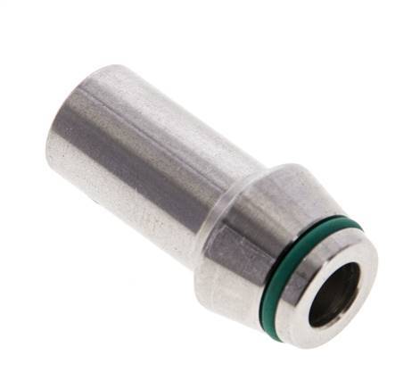 12x2.5mm Stainless Steel Straight with Welding End 630 bar FKMO-ring ISO 8434-1