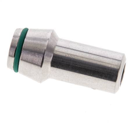 12x2.5mm Stainless Steel Straight with Welding End 630 bar FKMO-ring ISO 8434-1