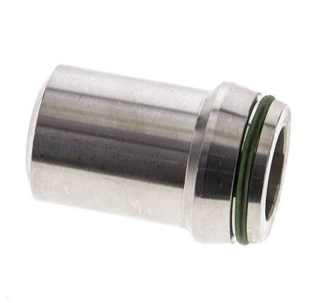 30x5mm Stainless Steel Straight with Welding End 400 bar FKMO-ring ISO 8434-1