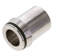 38x7mm Stainless Steel Straight with Welding End 315 bar FKMO-ring ISO 8434-1