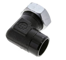 42L & 46mm Phosphatised Steel Elbow Cutting Fitting with Welding End 160 bar ISO 8434-1