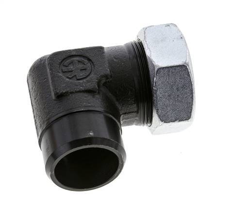 42L & 46mm Phosphatised Steel Elbow Cutting Fitting with Welding End 160 bar ISO 8434-1