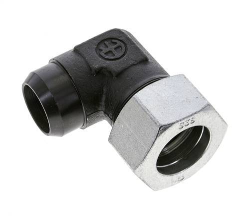 38S & 44mm Phosphatised Steel Elbow Cutting Fitting with Welding End 315 bar ISO 8434-1