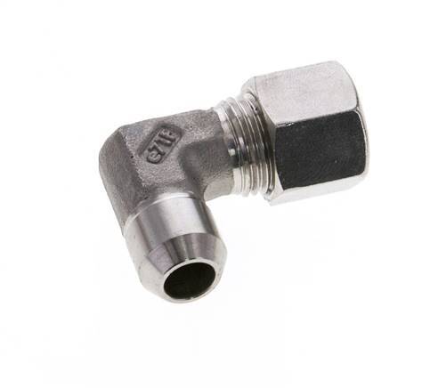 10L & 14mm Stainless Steel Elbow Cutting Fitting with Welding End 315 bar ISO 8434-1