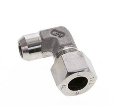 12L & 16mm Stainless Steel Elbow Cutting Fitting with Welding End 315 bar ISO 8434-1