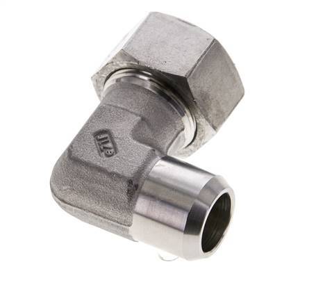 18L & 22mm Stainless Steel Elbow Cutting Fitting with Welding End 315 bar ISO 8434-1