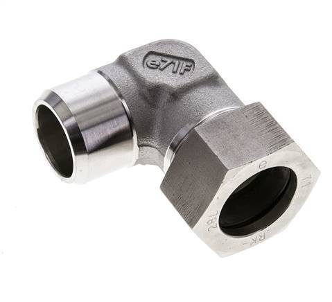 28L & 32mm Stainless Steel Elbow Cutting Fitting with Welding End 160 bar ISO 8434-1