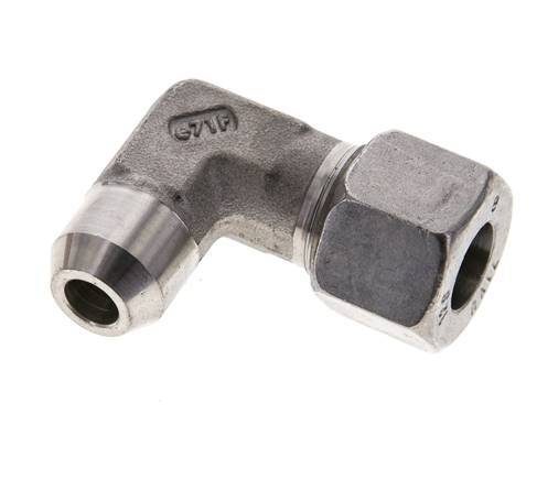 12S & 17mm Stainless Steel Elbow Cutting Fitting with Welding End 630 bar ISO 8434-1