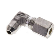 6L & 10mm Stainless Steel Elbow Compression Fitting with Welding End 315 bar ISO 8434-1