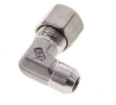 10L & 14mm Stainless Steel Elbow Compression Fitting with Welding End 315 bar ISO 8434-1