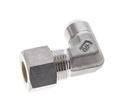 12L & 16mm Stainless Steel Elbow Compression Fitting with Welding End 315 bar ISO 8434-1