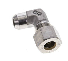 12L & 16mm Stainless Steel Elbow Compression Fitting with Welding End 315 bar ISO 8434-1