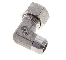 15L & 19mm Stainless Steel Elbow Compression Fitting with Welding End 315 bar ISO 8434-1